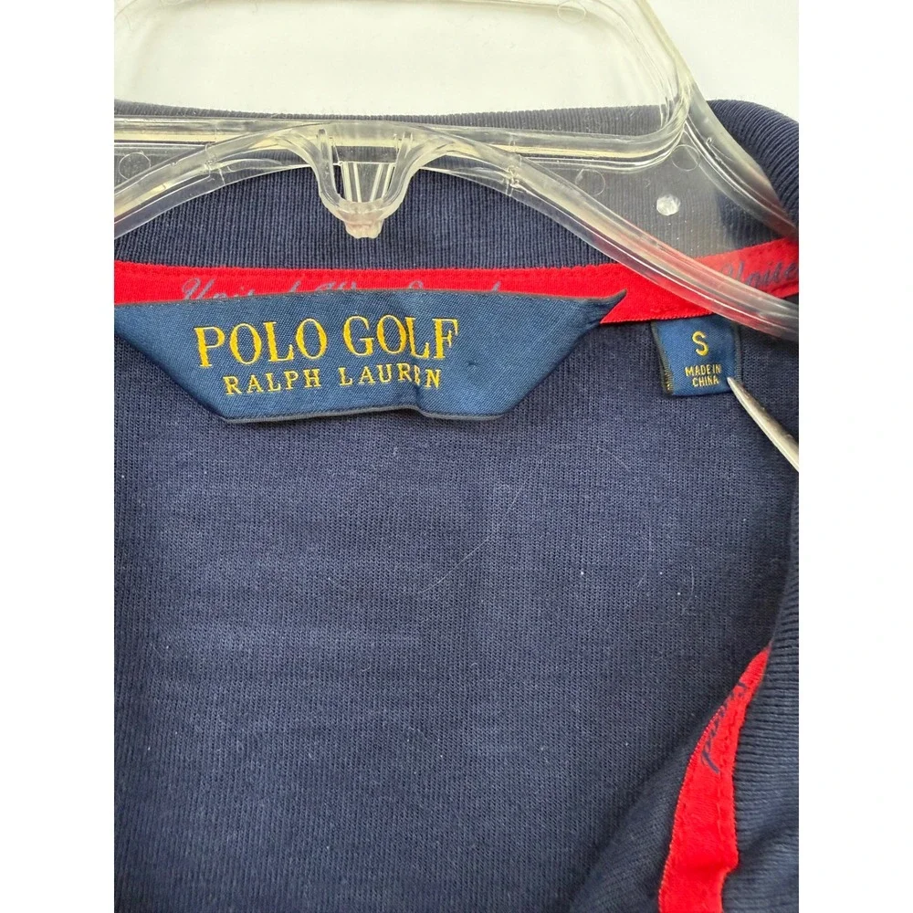 Polo Golf Ralph Lauren 2016 Ryder Cup USA Full Zip Jacket Navy Blue Mens Small S
